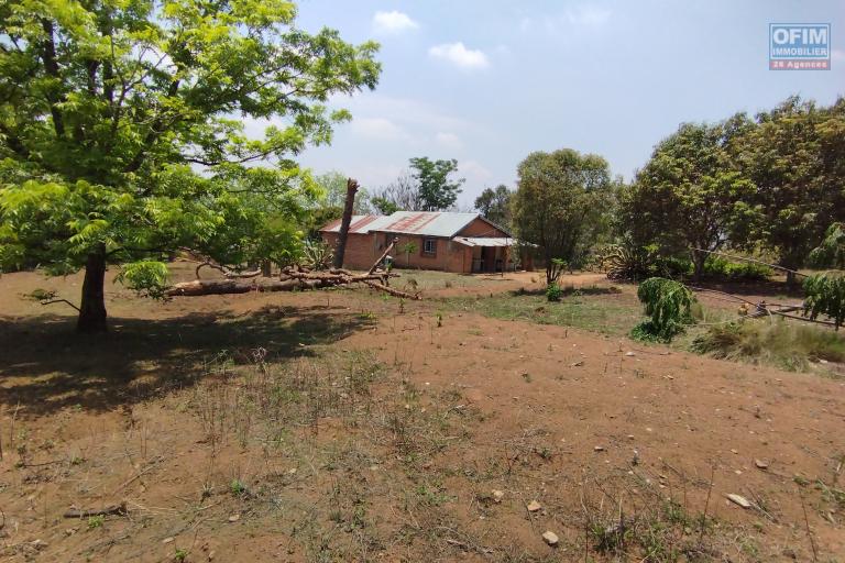 Terrain de 1HA 20 CA en bord de route en pavé à Fenoarivo Alakamisy-Antananarivo