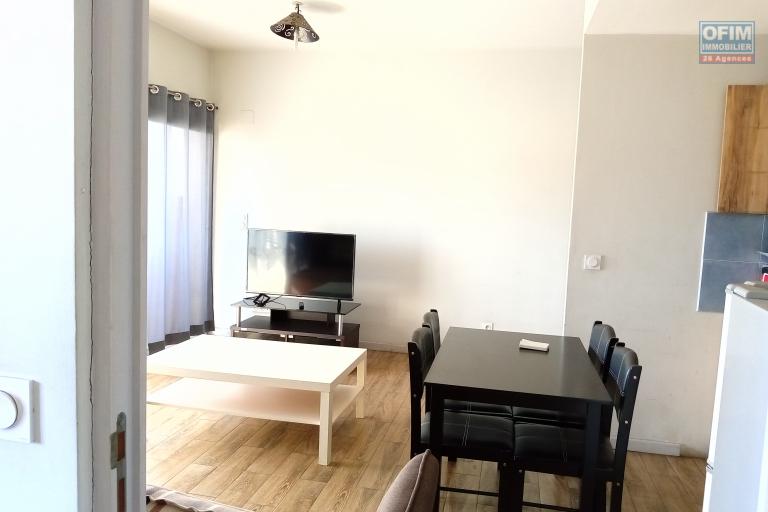 OFIM immobilier offre en location un T2 meublé au 2e étage d'une résidence sécurisée 24/24 sur Ivandry
