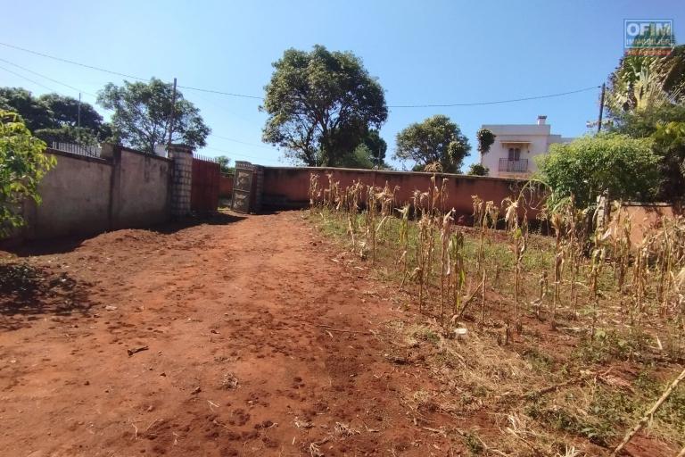 Beau terrain de 1 468 m2 entièrement clôturé à Talatamaty- Antananarivo