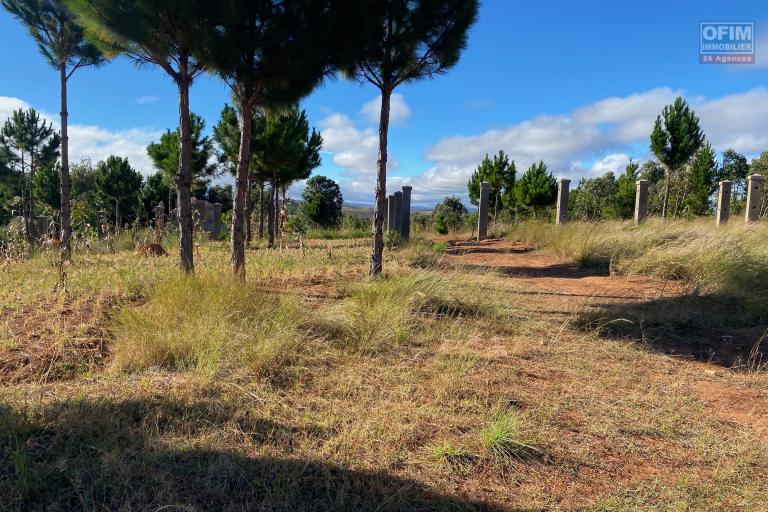 En vente un terrain d' environ 1 350m2 à Imeritsiatosika