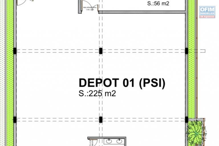 A LOUER - ENTREPOT 225M2 Ankorondrano