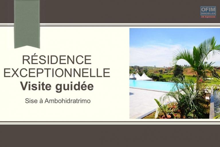 Villa moderne F5 avec piscine sur un terrain de 2000m2 en location sur Anosiala Alakamisy, disponible de suite