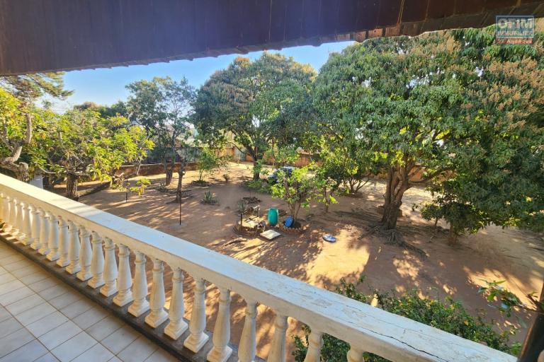 À VENDRE - MAISON F6 AVEC GRAND TERRAIN ARBORÉ DE 2166 m2 À IVATO Soavinarivo. CONTACT Mr Jacky 034 02 443 04