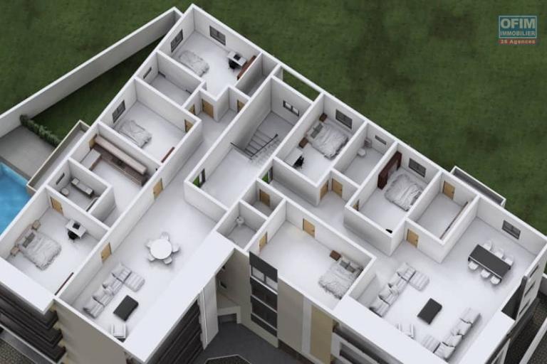 A vendre, appartements T4 neufs dans une r&eacute;sidence de haut standing avec piscine sur Talatamaty - Antananarivo (Contact Felana)