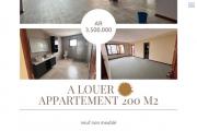 À LOUER –  2 Grand Appartement T3 Neuf – Tsaralalàna (Centre-ville)