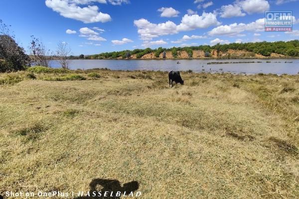 a vendre terrain exceptionnel pieds dans l'eau de 1HA contact 0340244304 Mr Jacky